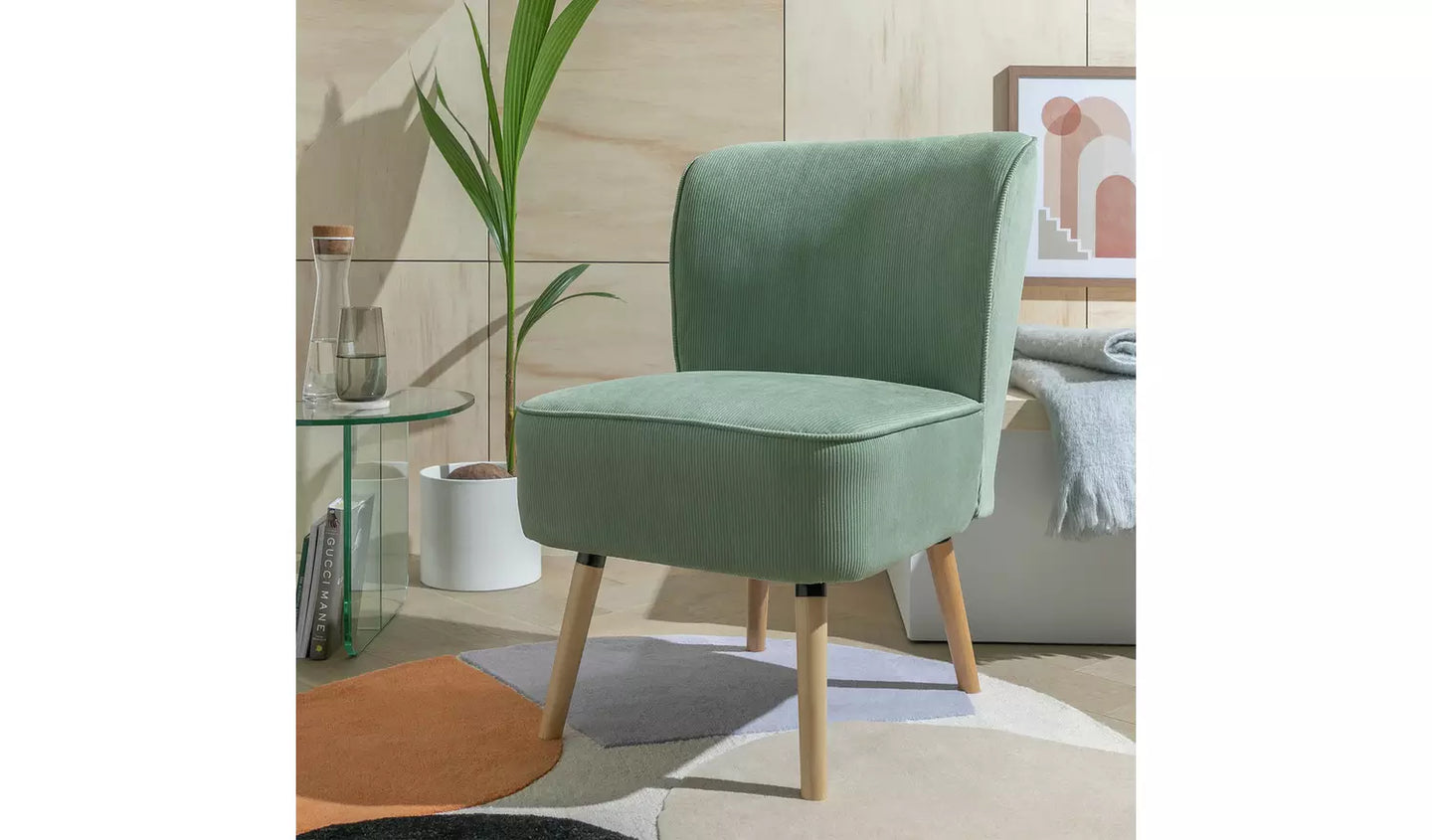Habitat Eppy Fabric Accent Chair - Mint Green